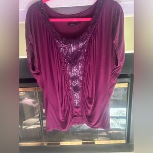 APT.9 Unique Draped Top (XL)